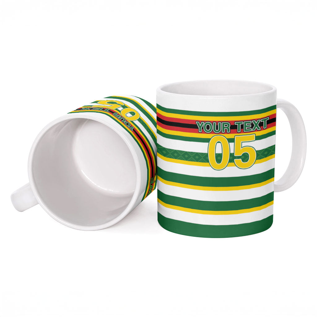 Zimbabwe Rugby Custom Ceramic Mug Sables National Pride