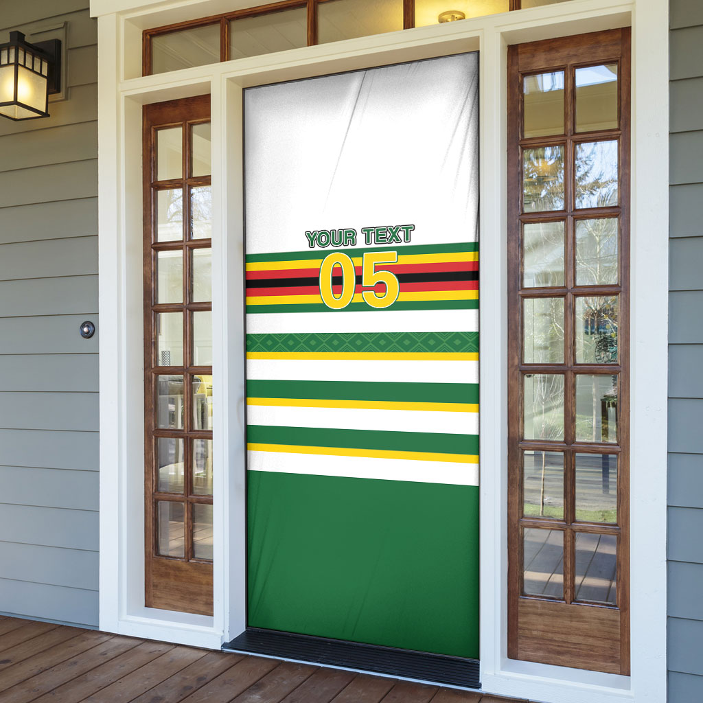 Zimbabwe Rugby Custom Door Cover Sables National Pride