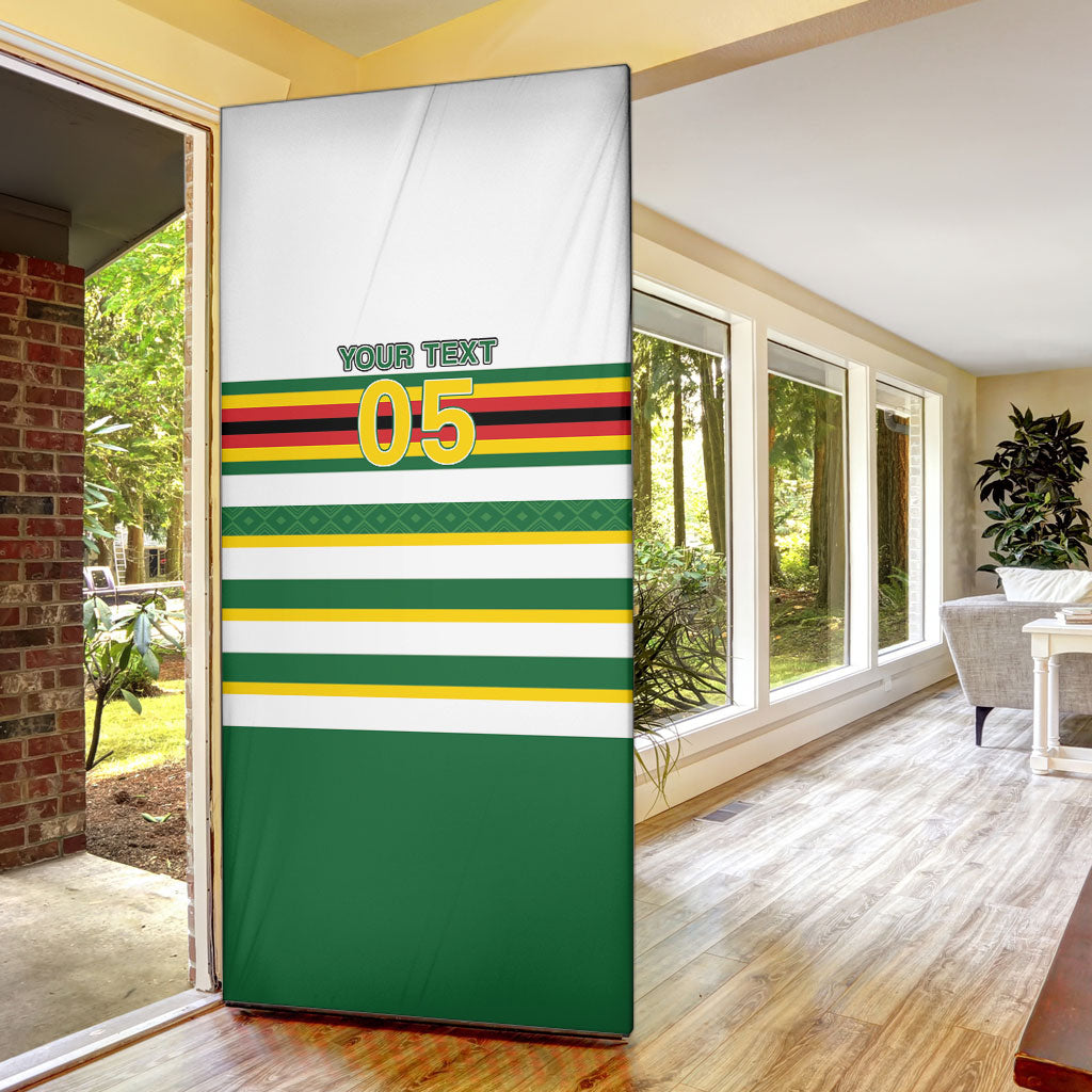 Zimbabwe Rugby Custom Door Cover Sables National Pride