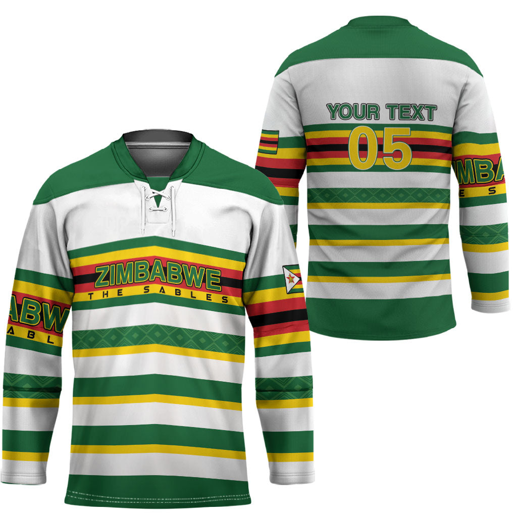 Zimbabwe Rugby Custom Hockey Jersey Sables National Pride