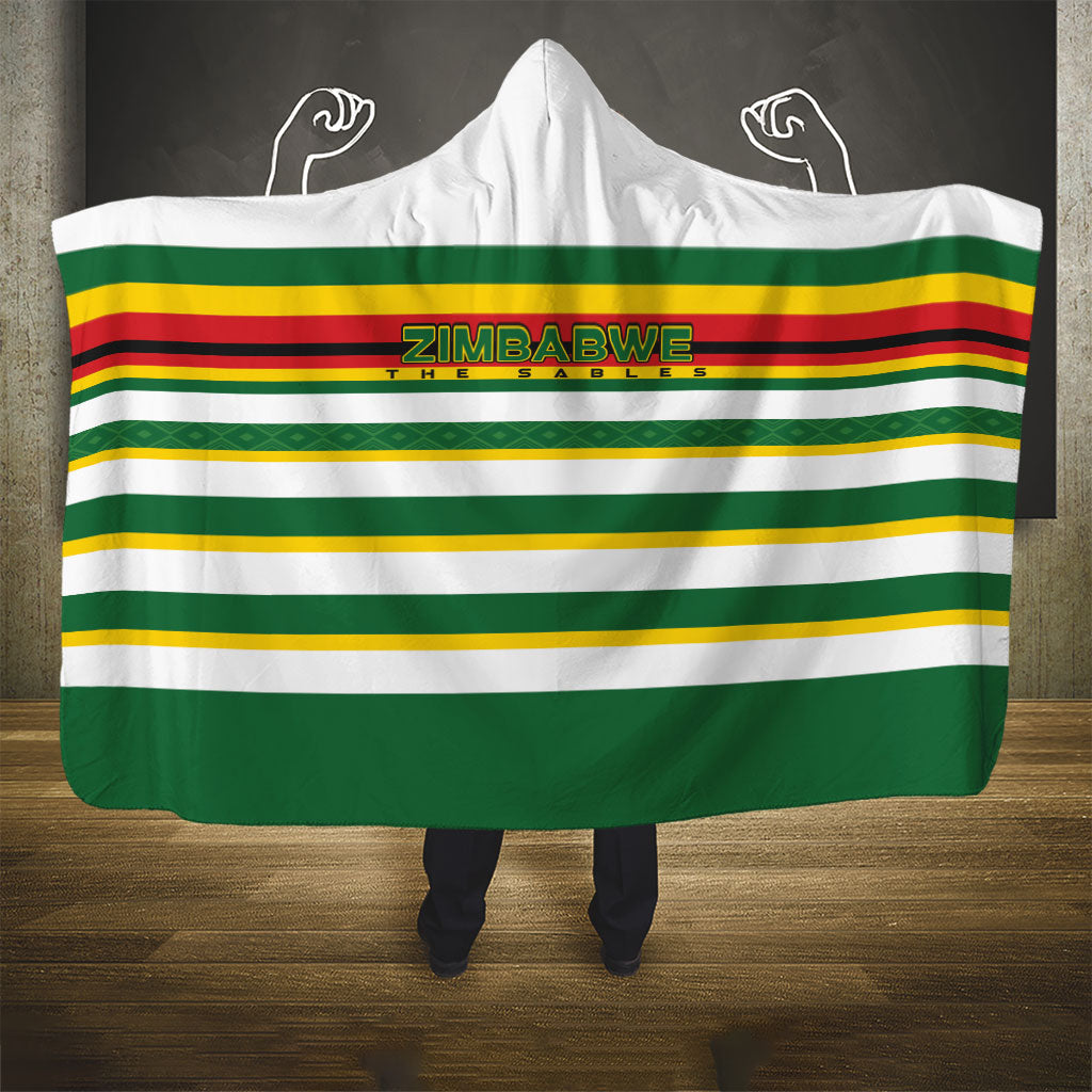Zimbabwe Rugby Hooded Blanket Sables National Pride