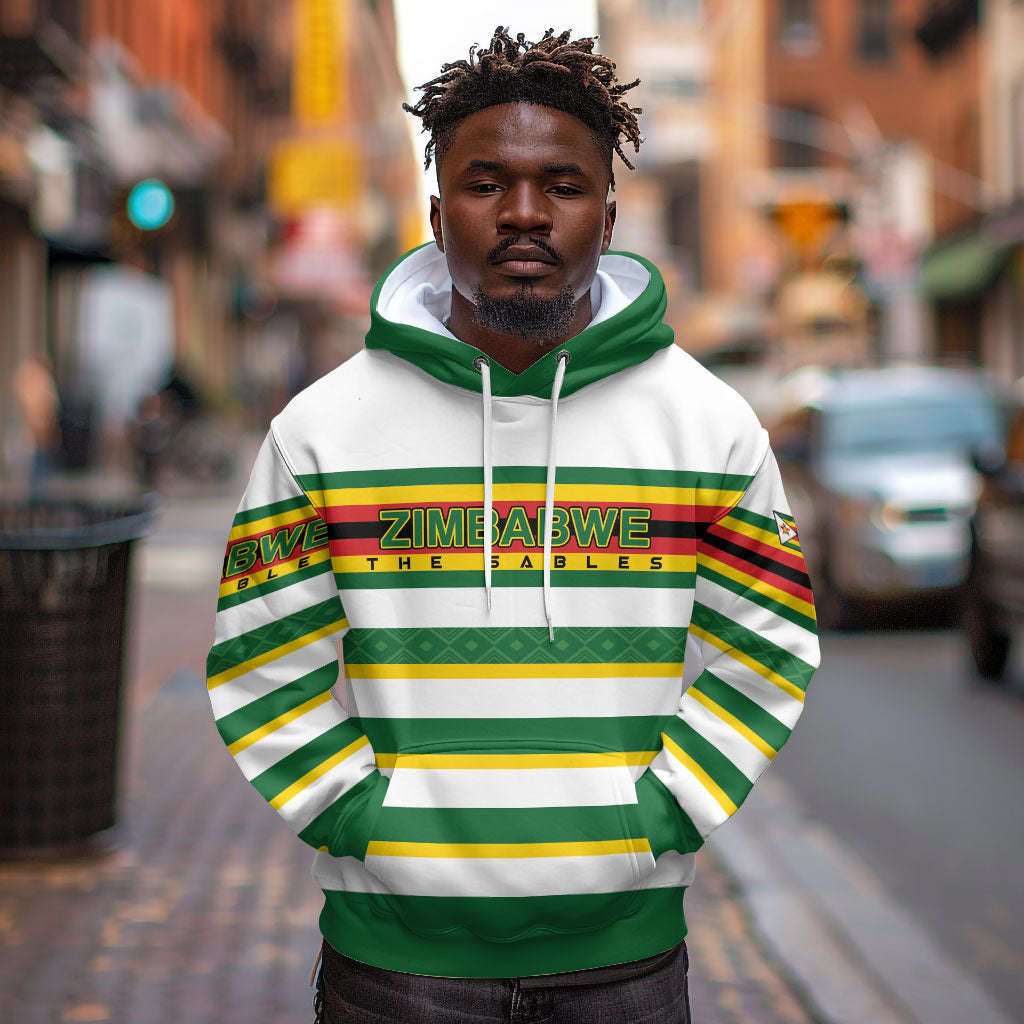 Zimbabwe Rugby Custom Hoodie Sables National Pride