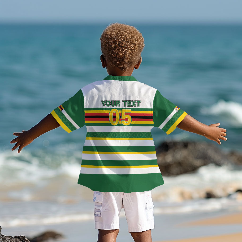 Zimbabwe Rugby Custom Kid Hawaiian Shirt Sables National Pride