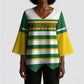 Zimbabwe Rugby Custom Kimono Sleeve Blouse Sables National Pride