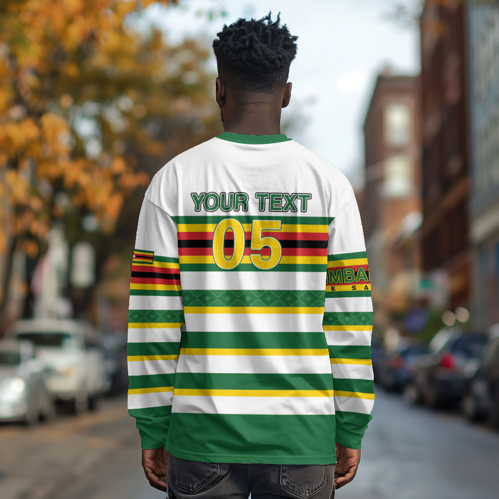 Zimbabwe Rugby Custom Long Sleeve Shirt Sables National Pride