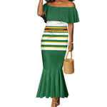 Zimbabwe Rugby Custom Mermaid Dress Sables National Pride
