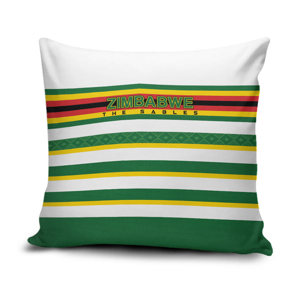Zimbabwe Rugby Pillow Cover Sables National Pride