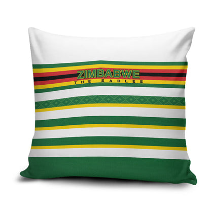 Zimbabwe Rugby Pillow Cover Sables National Pride
