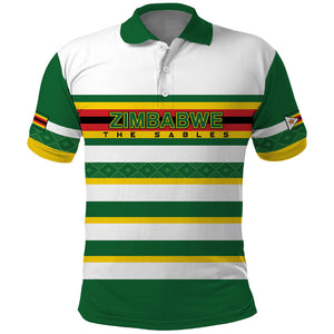 Zimbabwe Rugby Custom Polo Shirt Sables National Pride