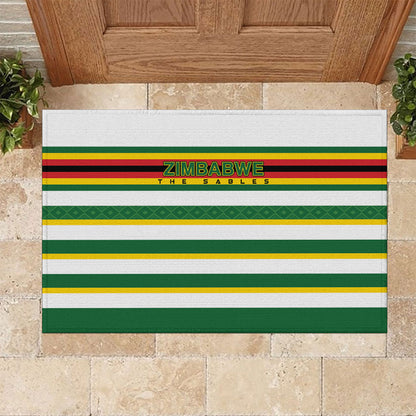 Zimbabwe Rugby Rubber Doormat Sables National Pride