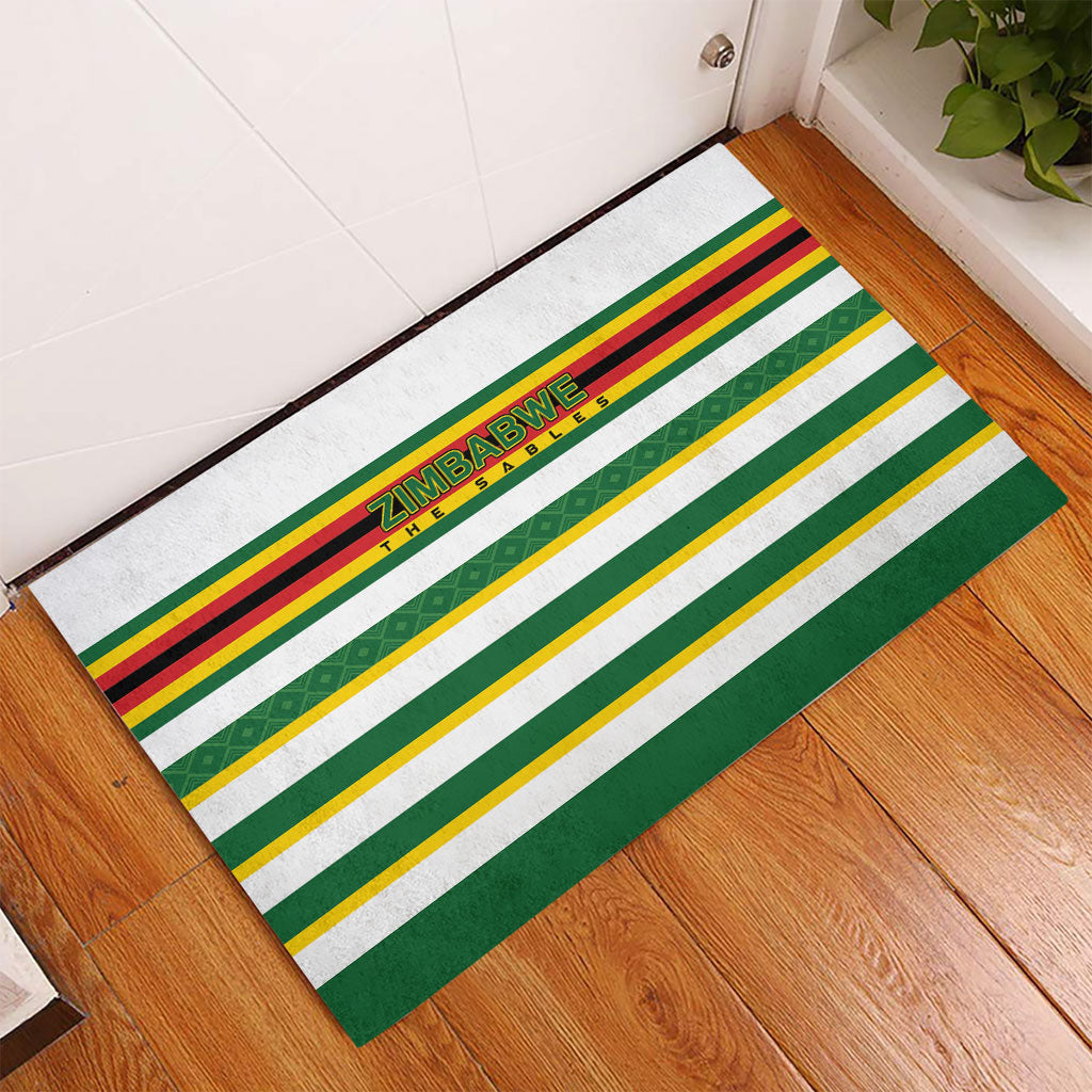 Zimbabwe Rugby Rubber Doormat Sables National Pride