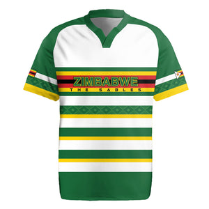 Zimbabwe Rugby Custom Rugby Jersey Sables National Pride