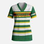 Zimbabwe Rugby Custom Scrub Top Sables National Pride