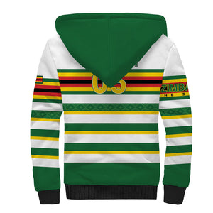 Zimbabwe Rugby Custom Sherpa Hoodie Sables National Pride
