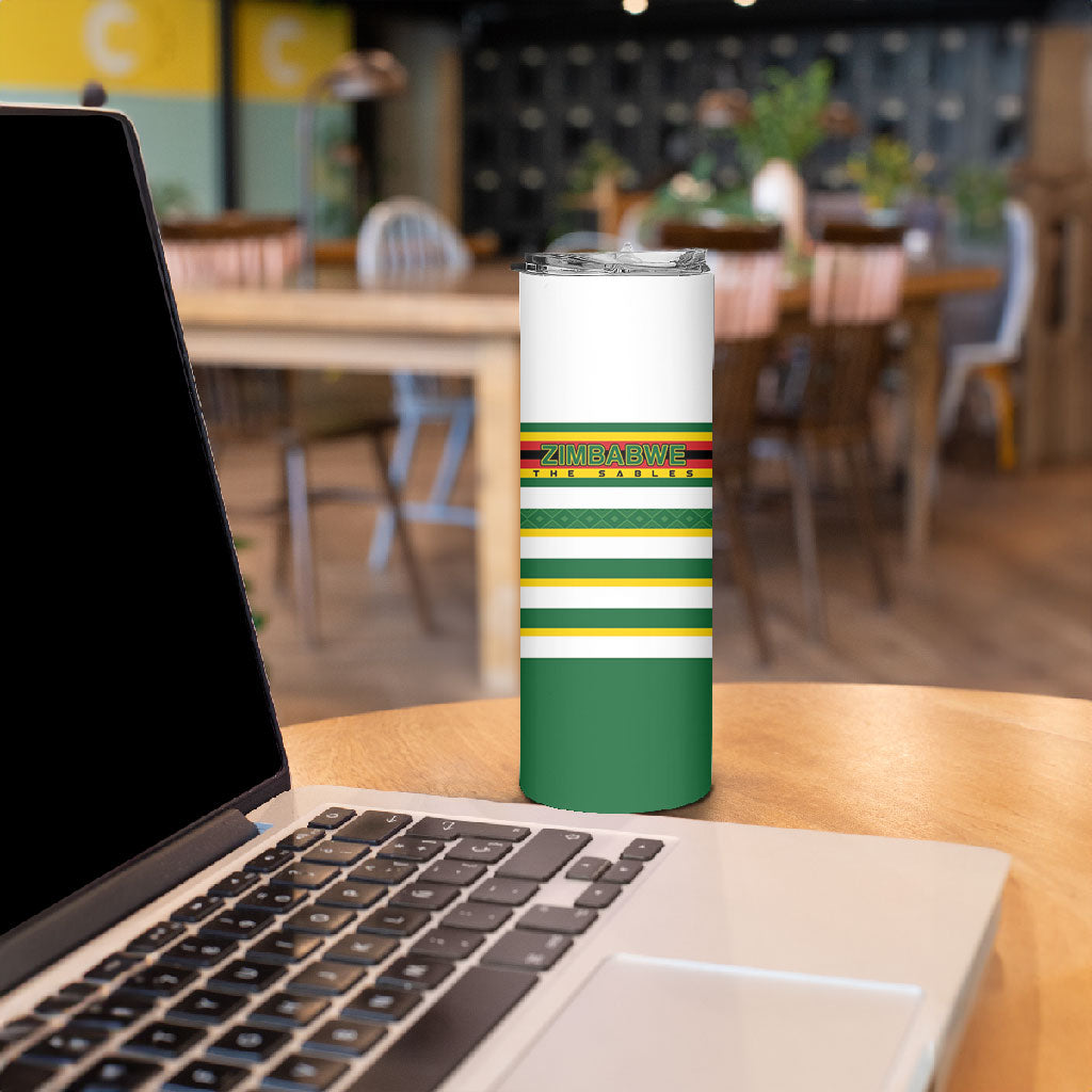 Zimbabwe Rugby Custom Skinny Tumbler Sables National Pride