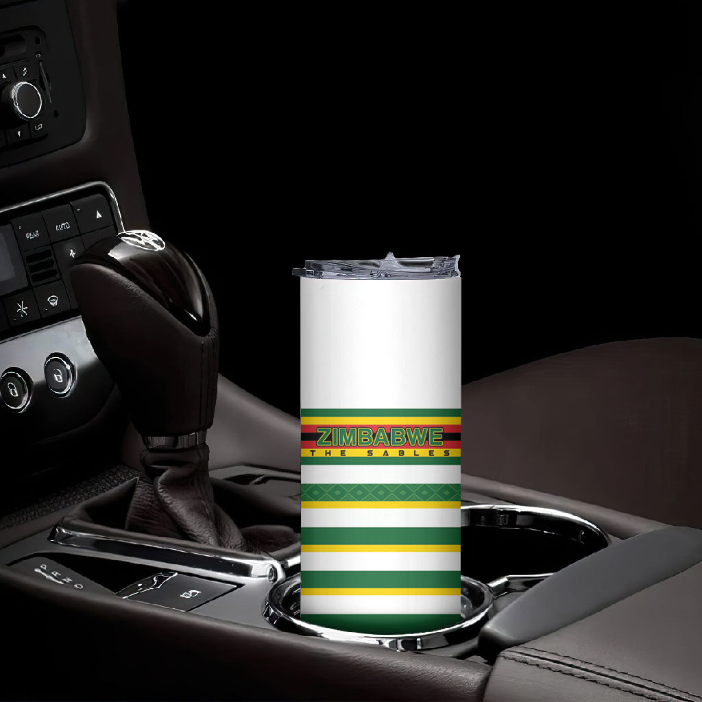 Zimbabwe Rugby Custom Skinny Tumbler Sables National Pride