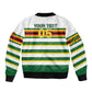 Zimbabwe Rugby Custom Sleeve Zip Bomber Jacket Sables National Pride