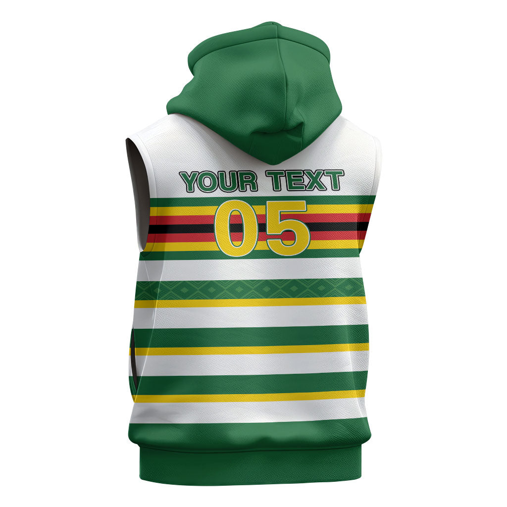 Zimbabwe Rugby Custom Sleeveless Hoodie Sables National Pride