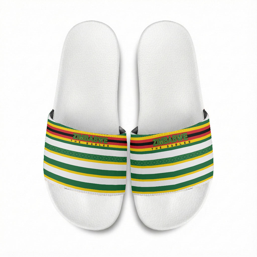 Zimbabwe Rugby Slide Sandals Sables National Pride