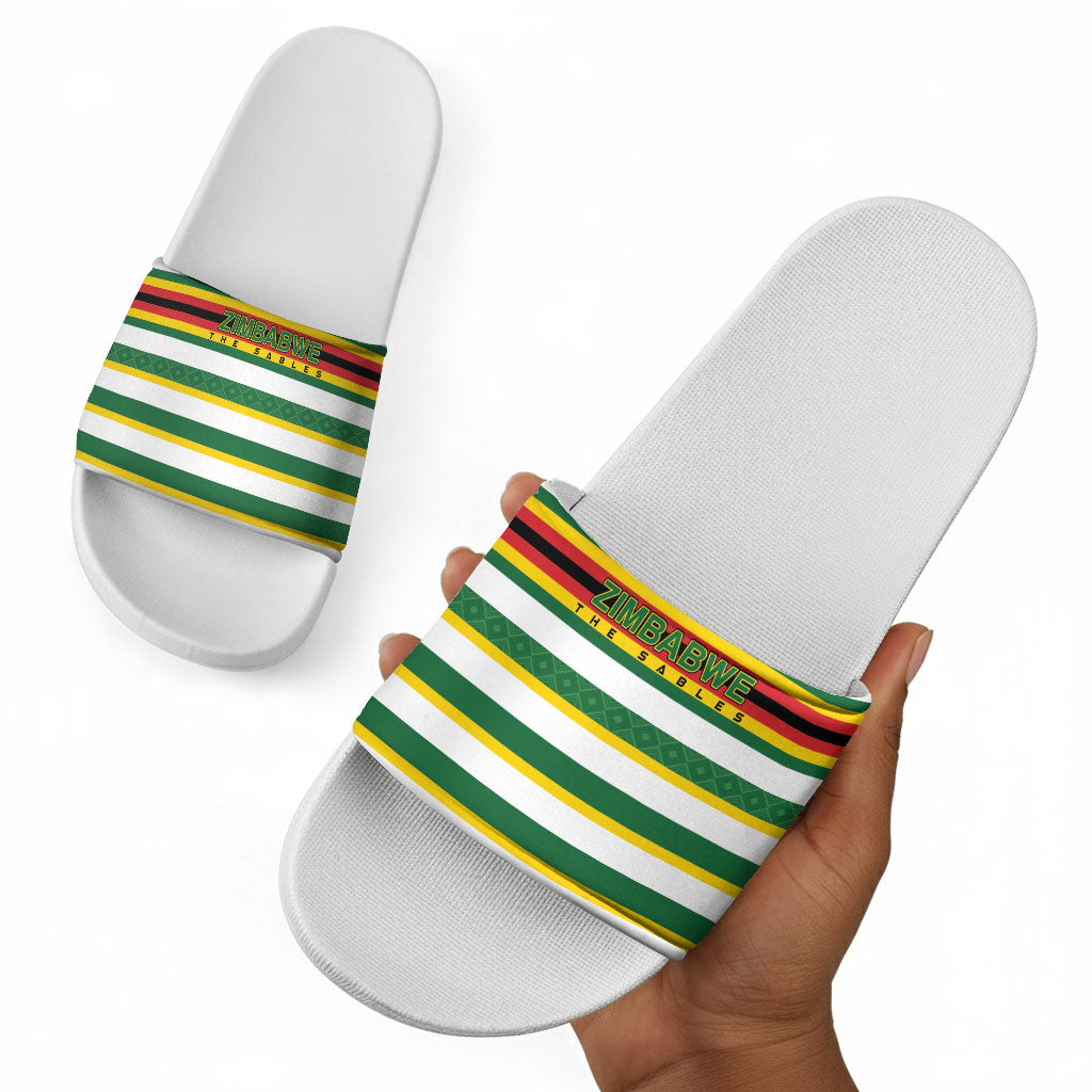 Zimbabwe Rugby Slide Sandals Sables National Pride