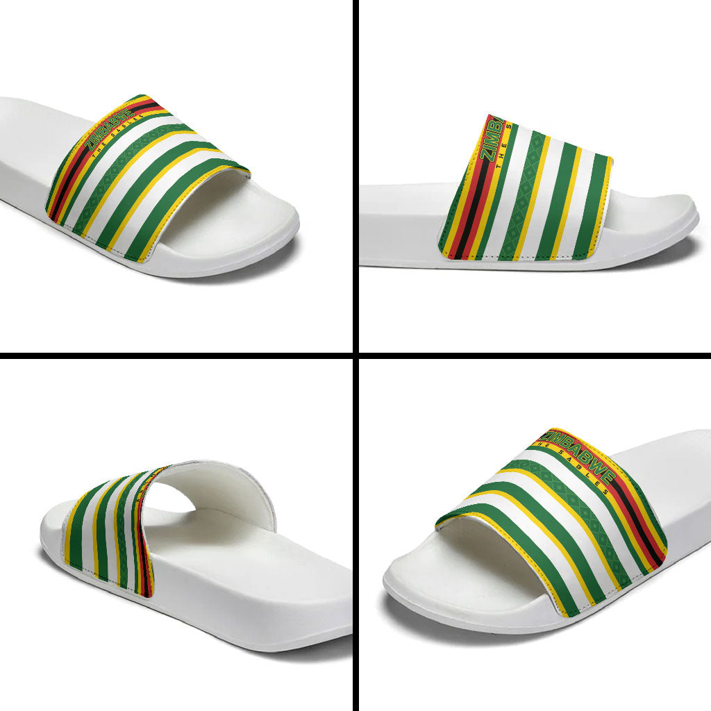 Zimbabwe Rugby Slide Sandals Sables National Pride