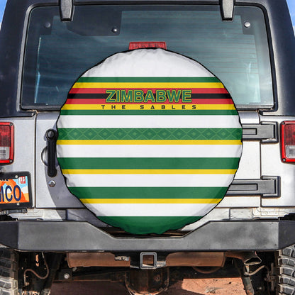 Zimbabwe Rugby Spare Tire Cover Sables National Pride