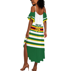 Zimbabwe Rugby Custom Summer Maxi Dress Sables National Pride