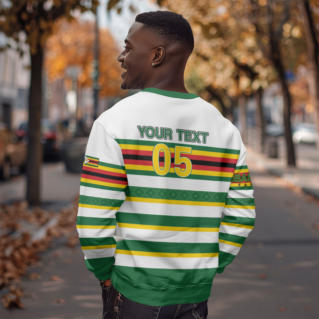 Zimbabwe Rugby Custom Sweatshirt Sables National Pride