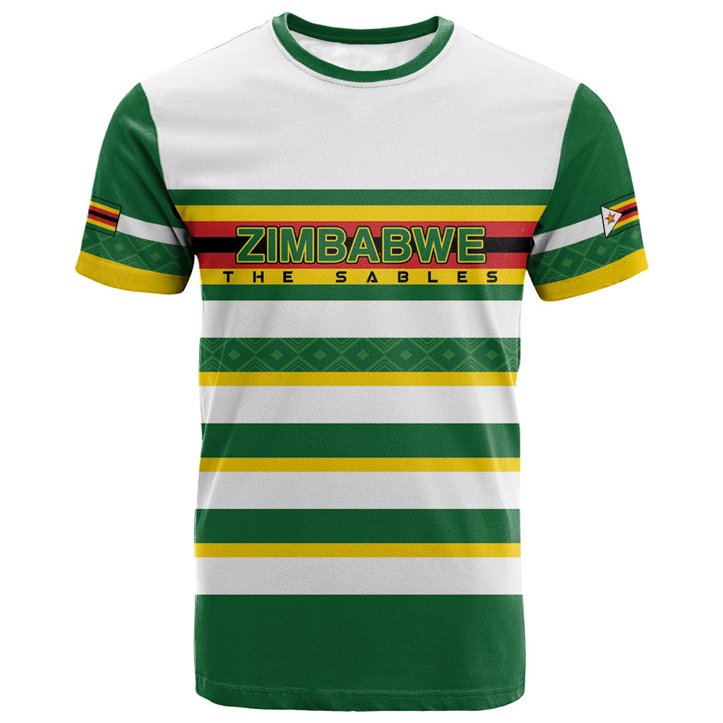 Zimbabwe Rugby Custom T shirt Sables National Pride