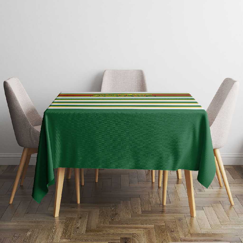 Zimbabwe Rugby Tablecloth Sables National Pride