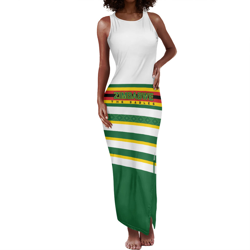 Zimbabwe Rugby Custom Tank Maxi Dress Sables National Pride