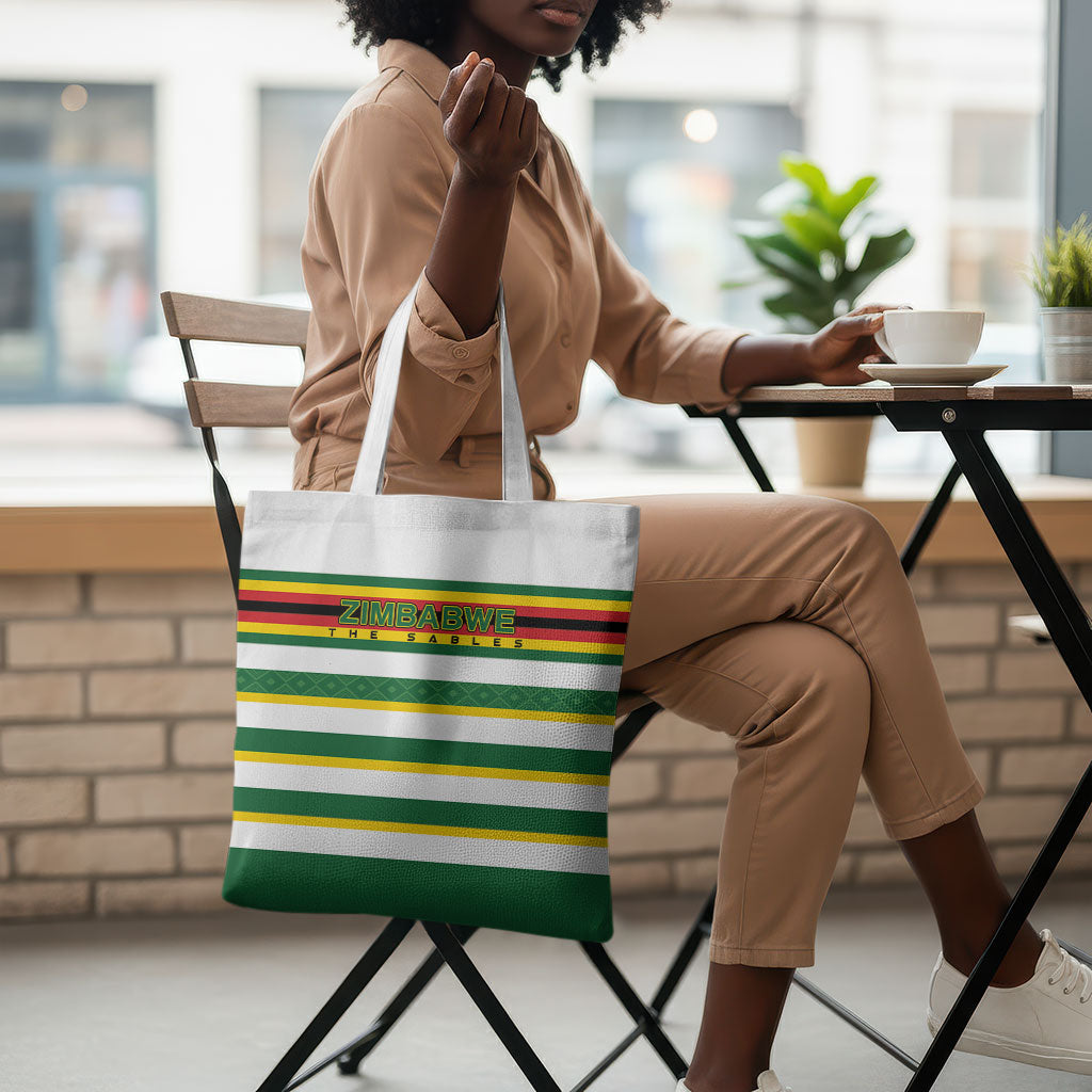 Zimbabwe Rugby Tote Bag Sables National Pride