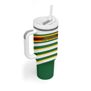 Zimbabwe Rugby Custom Tumbler With Handle Sables National Pride