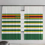Zimbabwe Rugby Window Curtain Sables National Pride