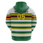 Zimbabwe Rugby Custom Zip Hoodie Sables National Pride