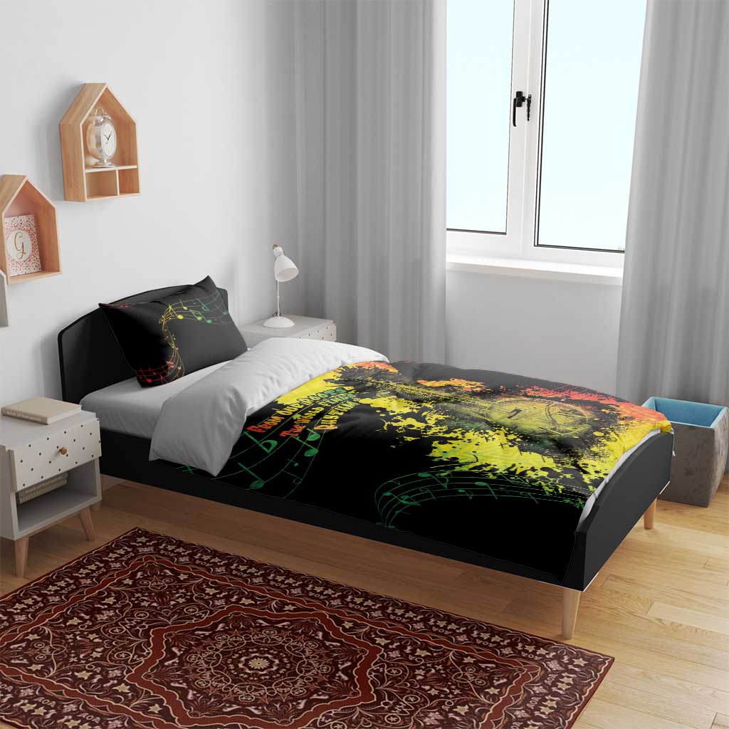 Afro Music Pride Bedding Set From Our Roots The World Finds Rhythm - African Pride