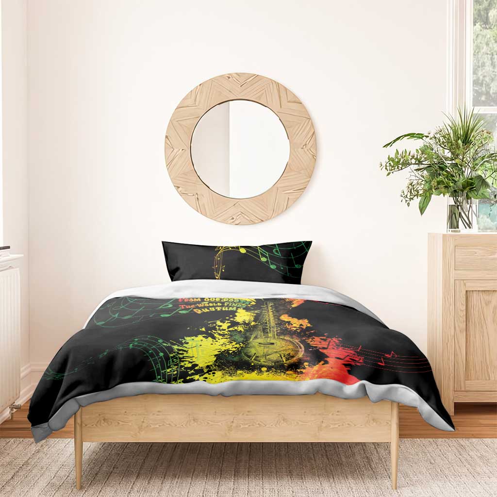 Afro Music Pride Bedding Set From Our Roots The World Finds Rhythm - African Pride