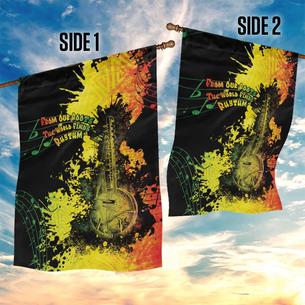 Afro Music Pride Garden Flag From Our Roots The World Finds Rhythm - African Pride