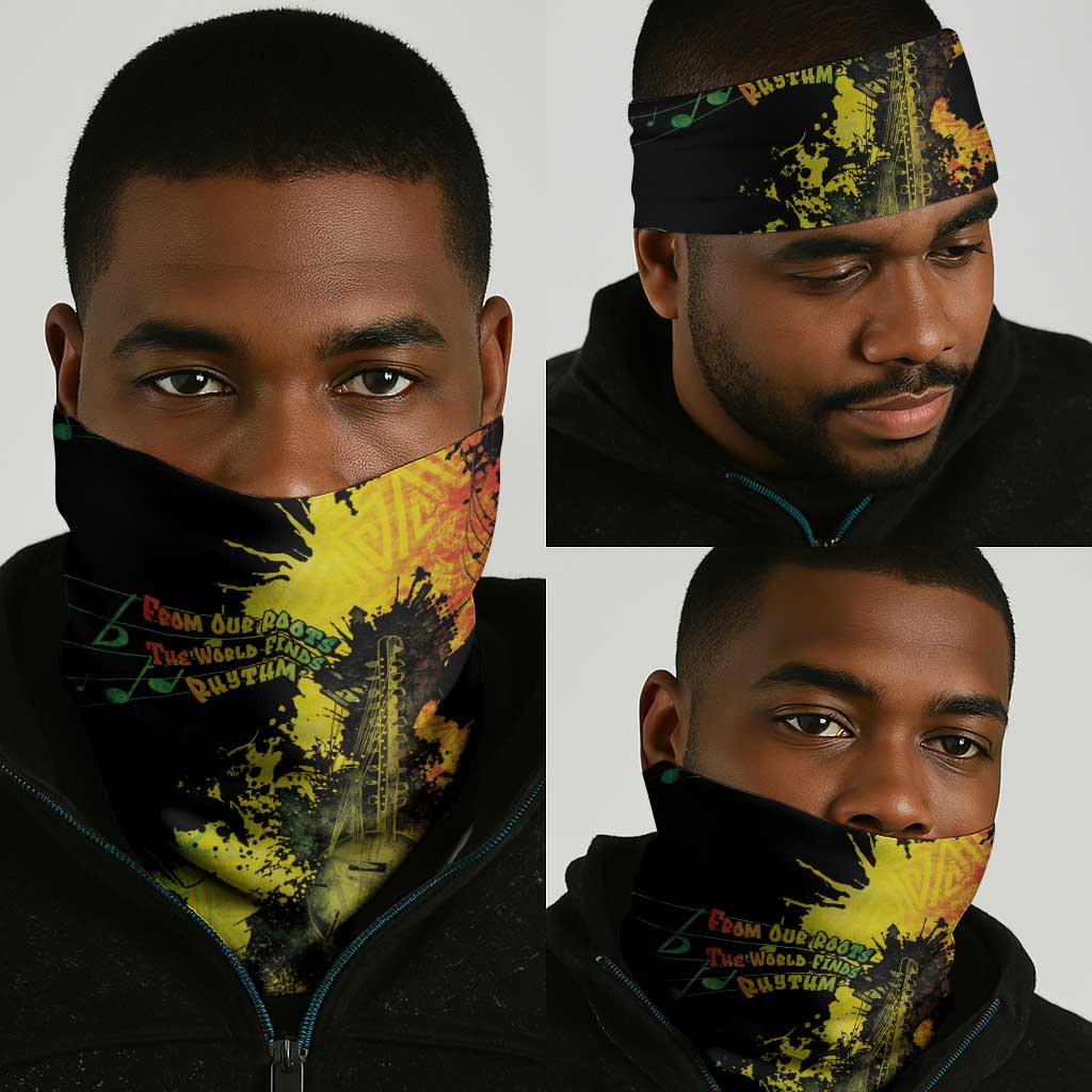 Afro Music Pride Neck Gaiter From Our Roots The World Finds Rhythm LT05