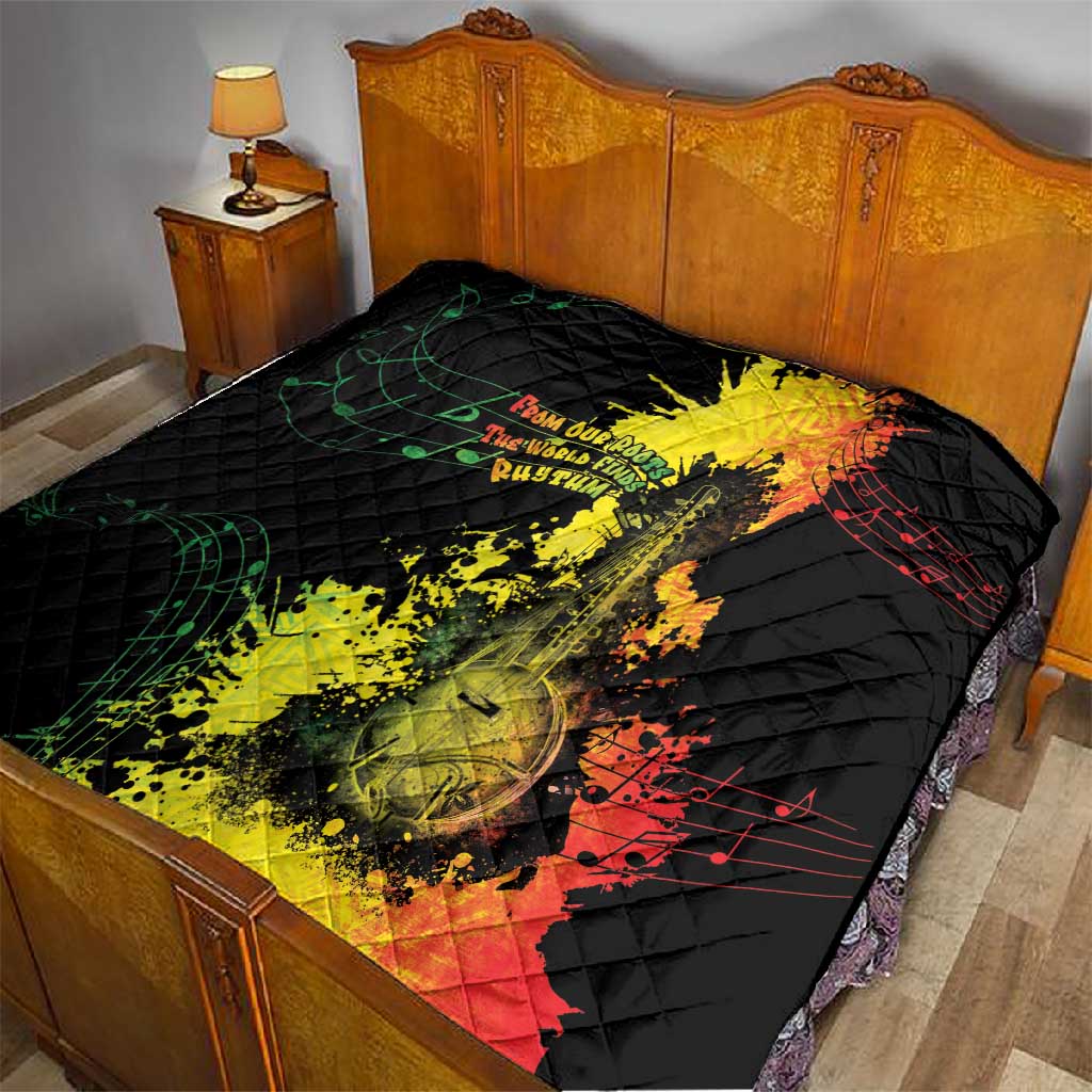Afro Music Pride Quilt From Our Roots The World Finds Rhythm - African Pride