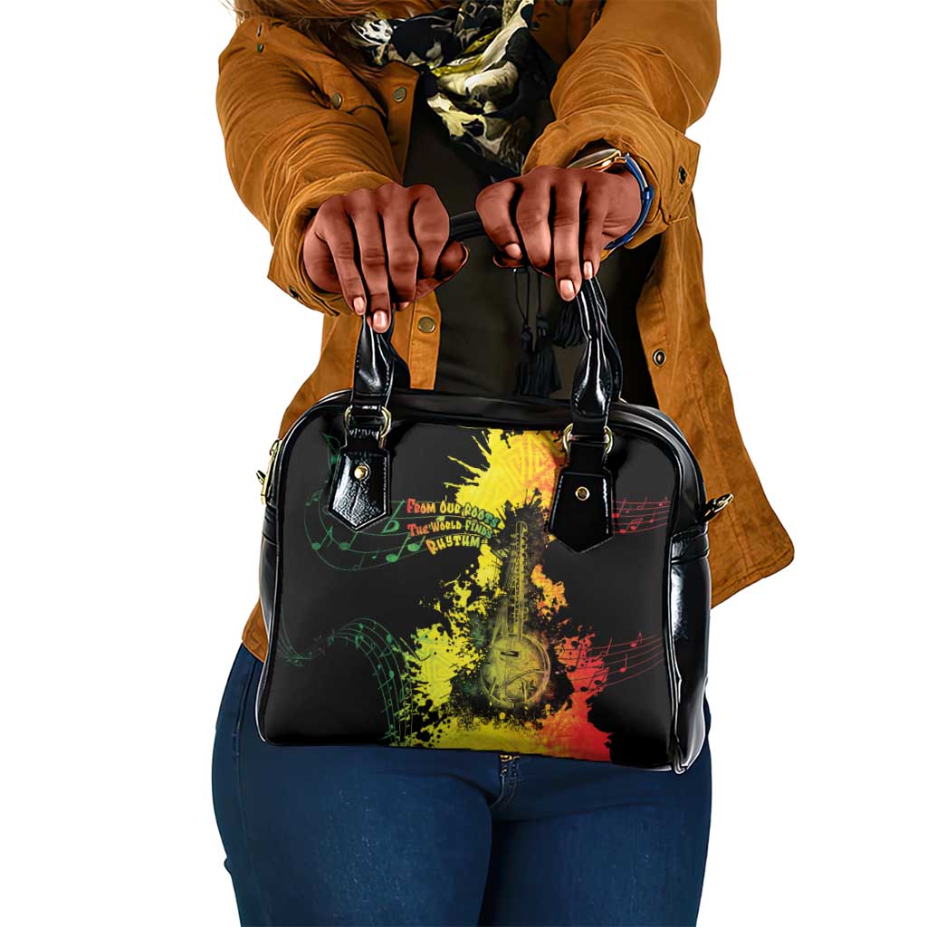 Afro Music Pride Shoulder Handbag From Our Roots The World Finds Rhythm - African Pride