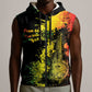 Afro Music Pride Sleeveless Zip Hoodie From Our Roots The World Finds Rhythm - African Pride