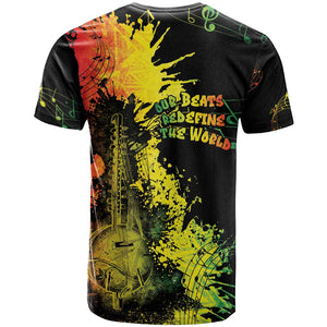 Afro Music Pride T shirt From Our Roots The World Finds Rhythm - African Pride