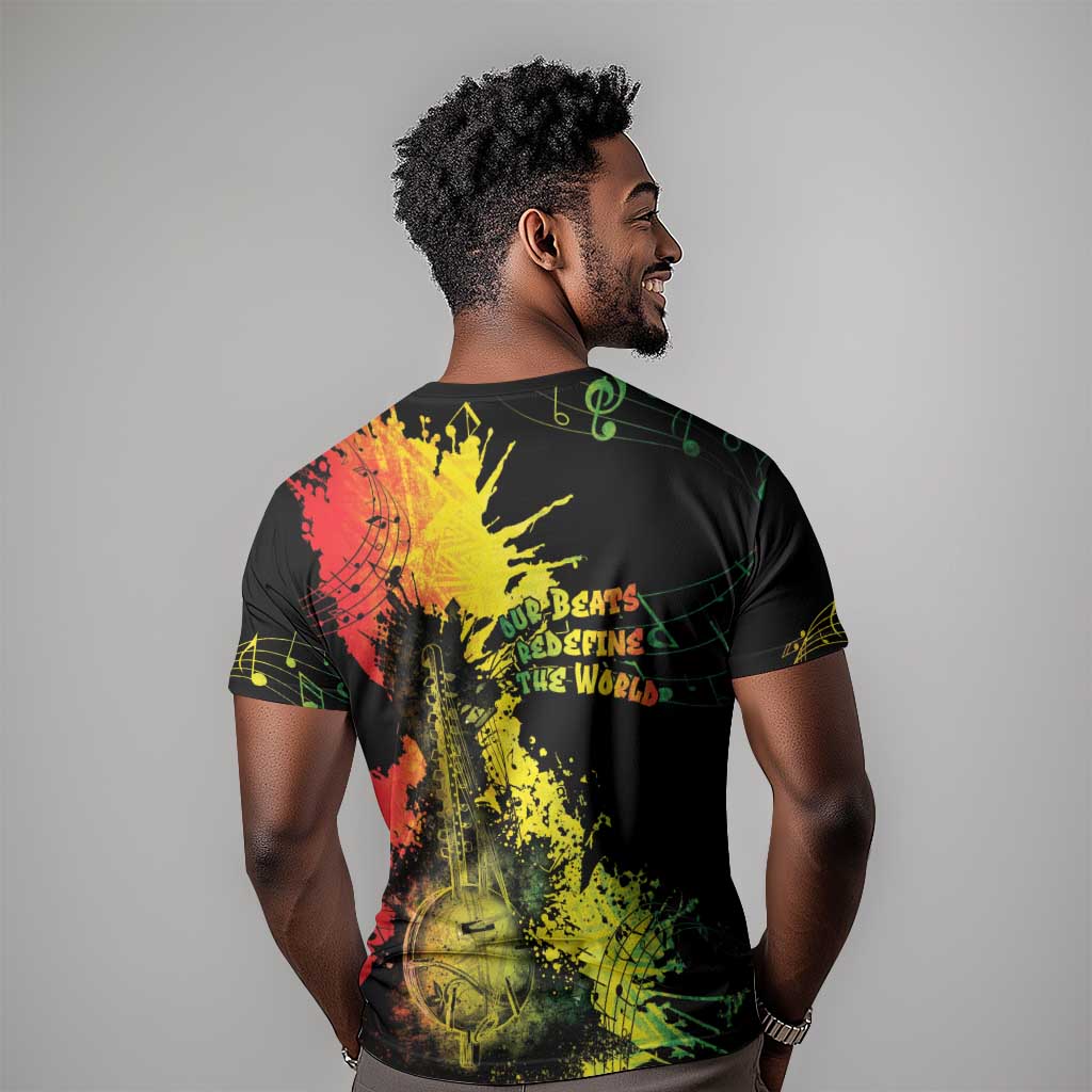 Afro Music Pride T shirt From Our Roots The World Finds Rhythm - African Pride