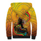 Afro Latina Queen Sherpa Hoodie The Beauty Of Black Women - African Pride