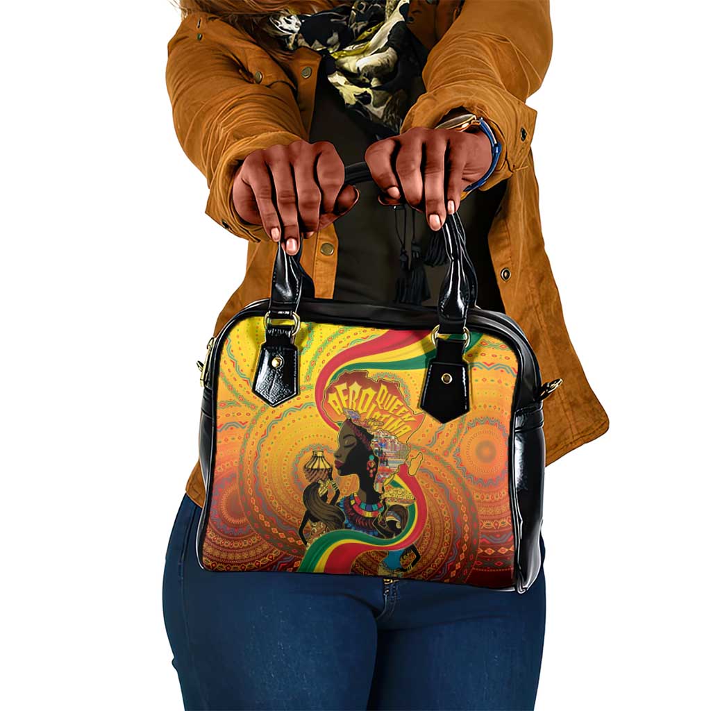 Afro Latina Queen Shoulder Handbag The Beauty Of Black Women - African Pride
