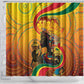 Afro Latina Queen Shower Curtain The Beauty Of Black Women - African Pride
