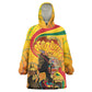 Afro Latina Queen Wearable Blanket Hoodie The Beauty Of Black Women - African Pride