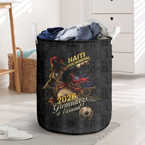 Haiti Football 2026 Laundry Basket Haiti Nan Mondyal