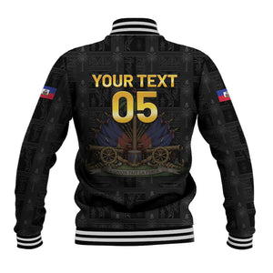 Custom Haiti Football 2026 Baseball Jacket Haiti Nan Mondyal
